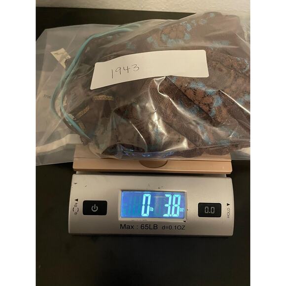 Hillard & Hanson Cami Womens Size 2XL Brown Blue Lace Floral Strappy Fairy Y2K - Picture 7 of 7